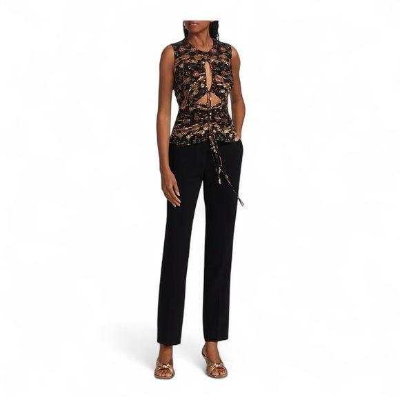 Altuzarra Todd Straight-Leg Crop Pants in black NWT